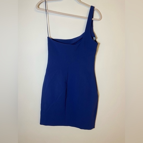 Likely Blue one shoulder bodycon mini dress size US 6 - Picture 5 of 7